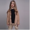 Boys and girls spring sweaters, big children's parent-child cardigans, children's knitted long-sleeved letter embroidered jackets
