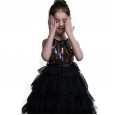 Children's clothing sequins sleeveless princess dress summer girl birthday party show dress