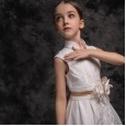 Children's clothing girl sleeveless princess dress in the big boy piano performance flower girl wedding dress skirt