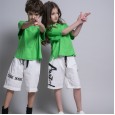 Boys and girls solid color T-shirt short-sleeved summer middle-aged boys and girls wear children's wild cotton T-shirt