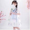 Chinese style girl dress summer new improved children's princess dress hanfu costume gauze pettiskirt