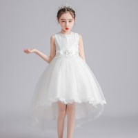 Children's dress skirt summer girl princess pettiskirt bow girl dress cotton