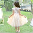 Girls Hanfu summer Chinese style costume children's cheongsam improved princess dress Tang suit puffy mesh gauze skirt