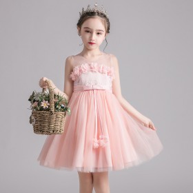 Children's skirts, girls' dresses, summer mesh, puffy skirts, dresses, skirts, flowers, children's clothing