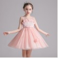 Children's skirts, girls' dresses, summer mesh, puffy skirts, dresses, skirts, flowers, children's clothing