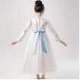 Girls pettiskirt performance clothing embroidery children's gauze skirt winter children's dress