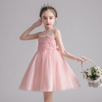 Children's clothing dresses hosting skirts summer new sleeveless girls gauze dresses
