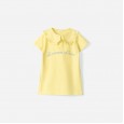 Summer new fresh and playful short-sleeved girl dress children's clothing letter printed POLOT shirt skirt