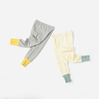 Spring new children's pants children's leggings children's clothing hit color foot elastic girls' leggings