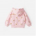 Spring new children's clothing children's pullover jacket fruit full printed edge hooded spring and autumn girls sweater