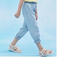 Spring and summer new children's pants children's clothing children's thin trousers girls cool Tencel denim mosquito pants