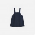 Spring new children's clothing love pocket girls denim strap dress