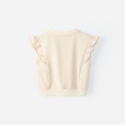Spring new children's clothing children's vest fresh letter printing girls lace pullover vest