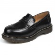 Small leather shoes female retro college style word buckle student summer jk uniform Mary Jane shallow mouth single shoes
