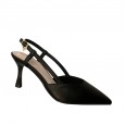 Baotou sandals women's fine heel spring Korean new fashion wild stumbling belt pointed high heel single shoes women