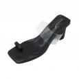 Toe slippers female summer wear fashion new sandals female summer wear medium high thick heel 637-2