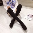 Autumn and winter new knee-length boots were thin and thick with sock boots elastic high tube stockings boots women