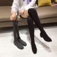Autumn and winter new knee-length boots were thin and thick with sock boots elastic high tube stockings boots women