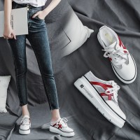 Thick bottom high heel Baotou half slippers summer mesh yarn muffin bottom lazy shoes lace casual sandals female wear