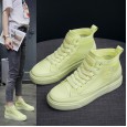 Spring and summer new fashion women's shoes microfiber wild thick bottom white shoes sports students casual shoes women