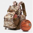 Men Waterproof Outdoor Backpack Multifunctional Tennis Bag - Khaki 