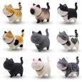 Car Decoration Car Accessories Simulation Cat Doll Kitty Creative Car Center Console Toy Cat Cat Micro Landscape