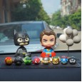 Cartoon car decoration shaking head doll car interior supplies creative trend interior spring shaking head mobile phone holder bracket