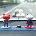 6 League of Legends bear car ornaments, car accessories, creative center console decorations, decorations