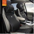 GiGi car bamboo charcoal memory foam head pillow waist pillow set four seasons breathable car neck guard vertebra head pillow