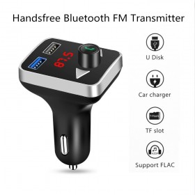 New stereo car FM transmitter car Bluetooth hands-free car mp3 with dual USB car charger Car mp3