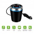 The new cup holder multi-function car charger car Bluetooth Bluetooth fm transmitter car MP3