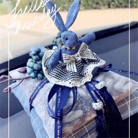 Car dry flower bamboo charcoal bag creative double-layer car with formaldehyde odor interior supplies car home dual-use