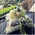 Car dry flower bamboo charcoal bag creative double-layer car with formaldehyde odor interior supplies car home dual-use
