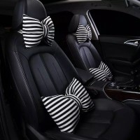 Car bow head pillow neck pillow female cute pillow car pillow waist pillow car accessories