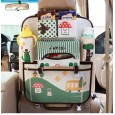Car seat creative cartoon storage bag multifunctional seat back hanging car storage bag car storage hanging bag