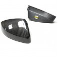 Suitable for Audi carbon fiber modified A3 RS3 S3 true carbon fiber rearview mirror shell cover dry carbon patch