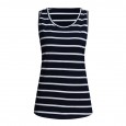 Breastfeeding sleeveless striped T-shirt