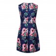 Maternity Wear Sleeveless Printed Dress Nursing Wear