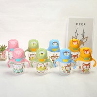 Breast milk real sense nipple explosion-proof baby bottle 210ml 300ml wide caliber PP bottle nipple