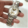 Wallace watch double-sided hollow automatic mechanical watch business luminous belt men's watch casual waterproof watch