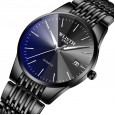 Workplace Business Steel Belt Men's Watch Fashion Casual Calendar Waterproof Quartz Watch Luminous Couple Pair Watch