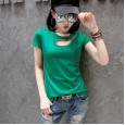 Spring and summer new sexy t-shirt women's short-sleeved shirt fashion half-sleeved tide