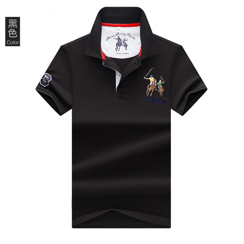 6565 # Men's Polo Shirt Men's Lapel Short Sleeve T-Shirt Hot Sale