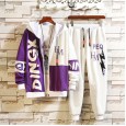 New sweater suit male youth cardigan handsome two-piece set