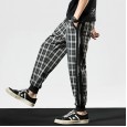 Casual youth youth fashion comfortable casual plaid casual pants