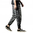 Casual youth youth fashion comfortable casual plaid casual pants