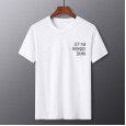 Summer casual fashion men's round neck T-shirt new short-sleeved top comfortable fashion travel