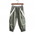 Boys summer cropped pants trendy youth fashion comfortable youth leisure loose leisure