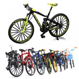 New creative alloy model simulation bicycle decoration mini bicycle toy downhill mountain bike model
