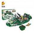 633045 building blocks children's puzzle assembled science and education toys Jedi survival lifeboat plastic gift